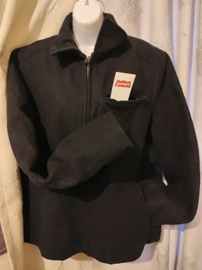 Chaqueta de lana negra para hombre Levis - miniatura 4