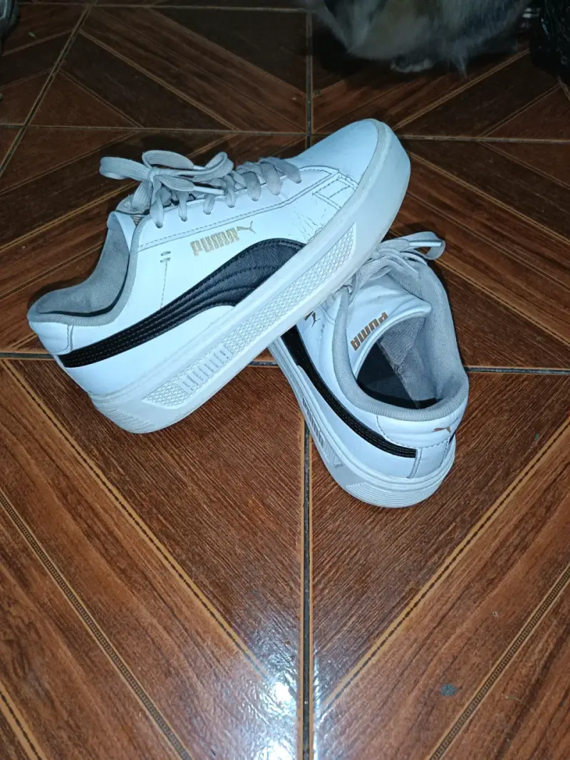 Zapatillas deportivas blancas Puma unisex - 2