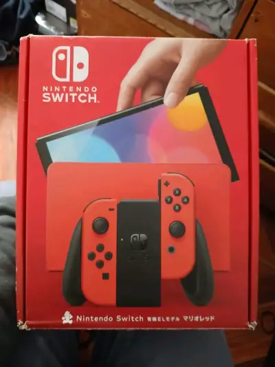 Caja Nintendo Switch Edición Especial Roja - miniatura 1