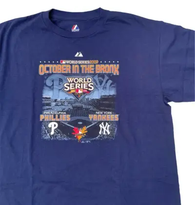Polera MLB World Series 2009 Yankees Phillies - miniatura 2