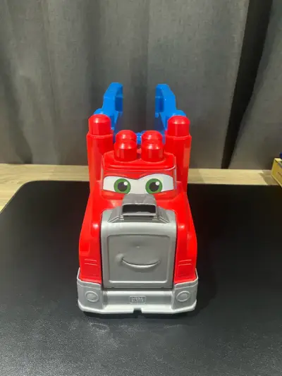 Camión de Juguete Mega Bloks Rojo y Azul - miniatura 1