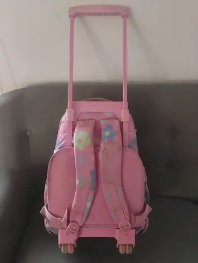 Mochila Totto con ruedas para niña diseño floral - miniatura 2