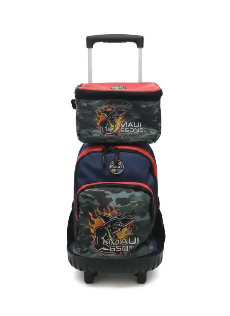 Mochila con carro Maui and Sons camuflaje