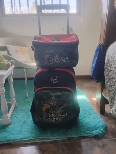 Mochila con carro Maui and Sons camuflaje - miniatura 5