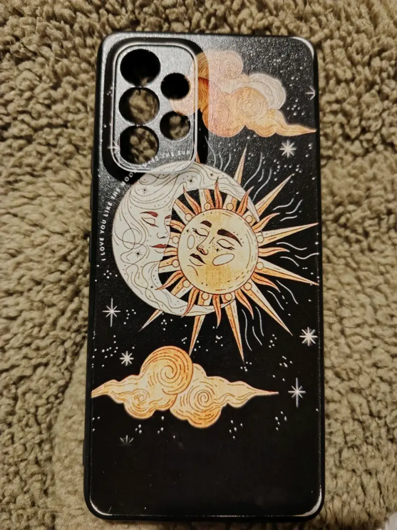 Carcasa para celular diseño sol y luna
