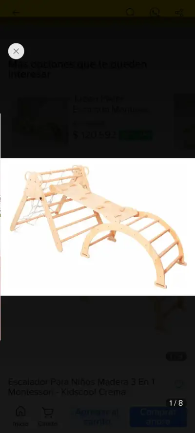 Escalador de Madera para Niños Montessori - miniatura 1