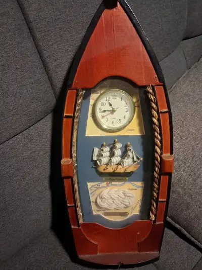 Adorno  náutico en forma de barco para restaurar - miniatura 1