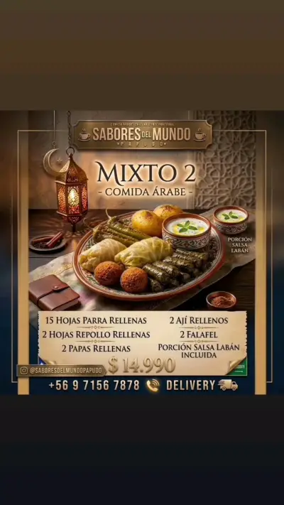 Comida Árabe Mixto Sabores del Mundo - miniatura 3