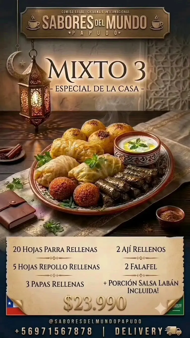 Comida Árabe Mixto Sabores del Mundo - 4