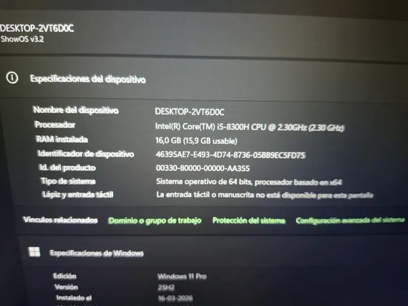 Laptop HP Gaming 15, 16 de ram 1 tera ssd y 256 m2 - 6