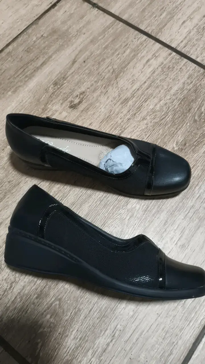 Zapatos planos negros de mujer cómodos - 2