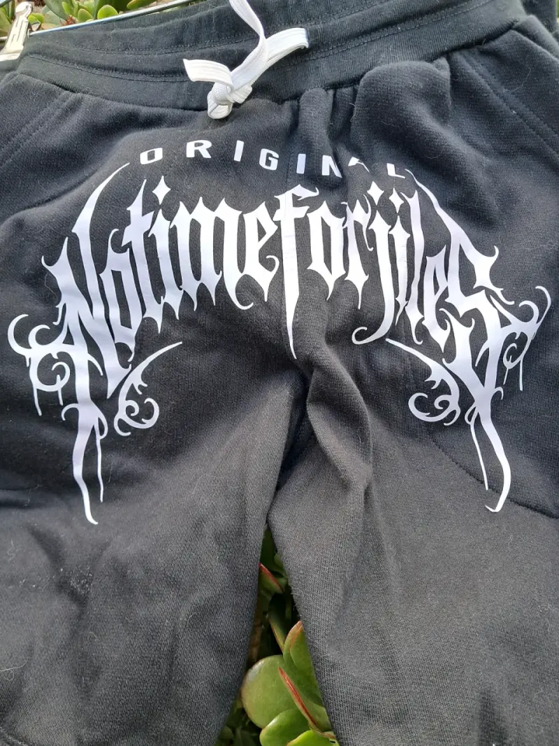 Shorts negro Notimeforjokes - 3