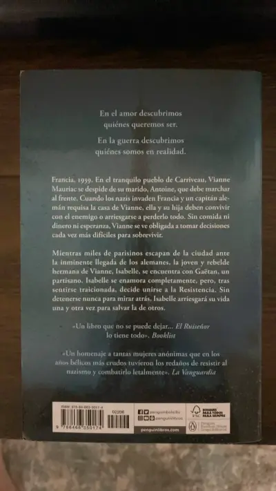Libro El Ruiseñor de Kristin Hannah - miniatura 2
