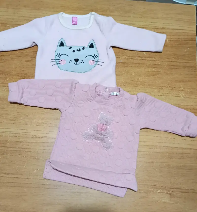 Conjunto de polerones y chalecos para bebé - 4