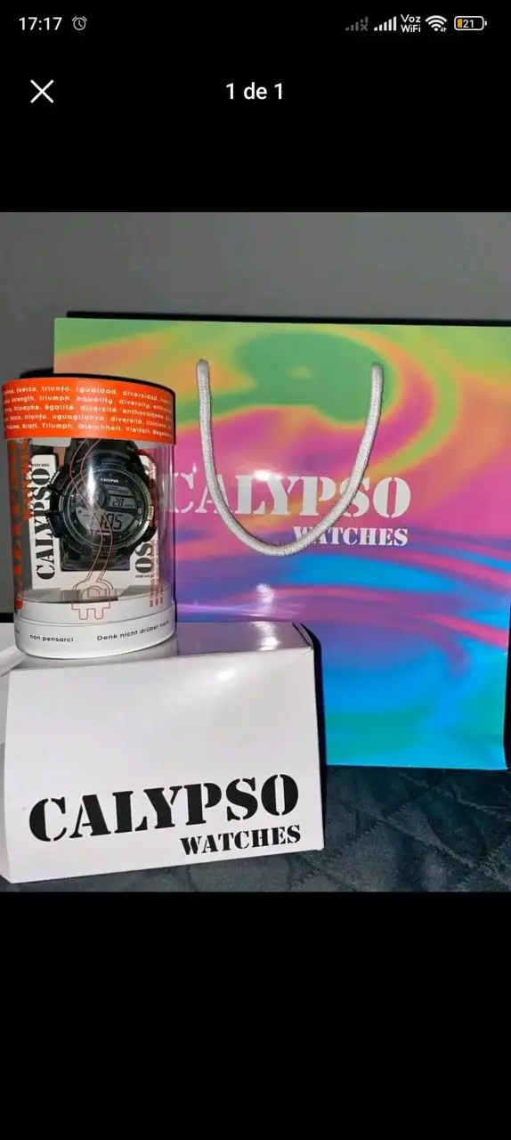 Reloj digital Calypso con caja original
