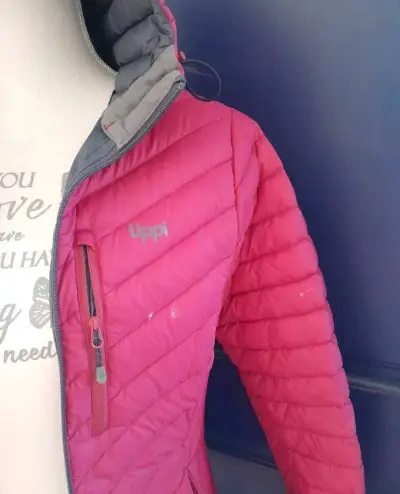 Chaqueta acolchada rosa con capucha lippi - miniatura 2