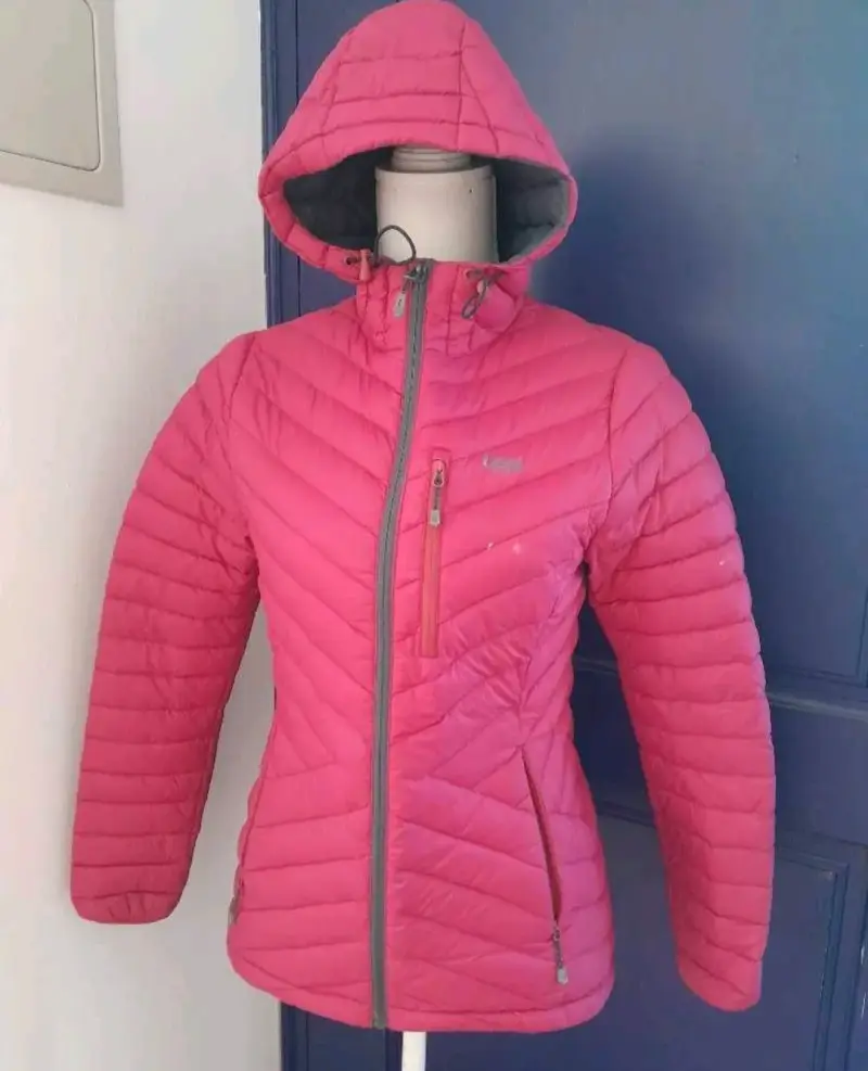 Chaqueta acolchada rosa con capucha lippi - 4