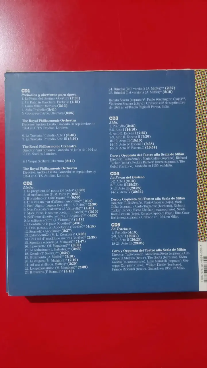 Colección de CDs de Música Clásica Giuseppe Verdi - 2
