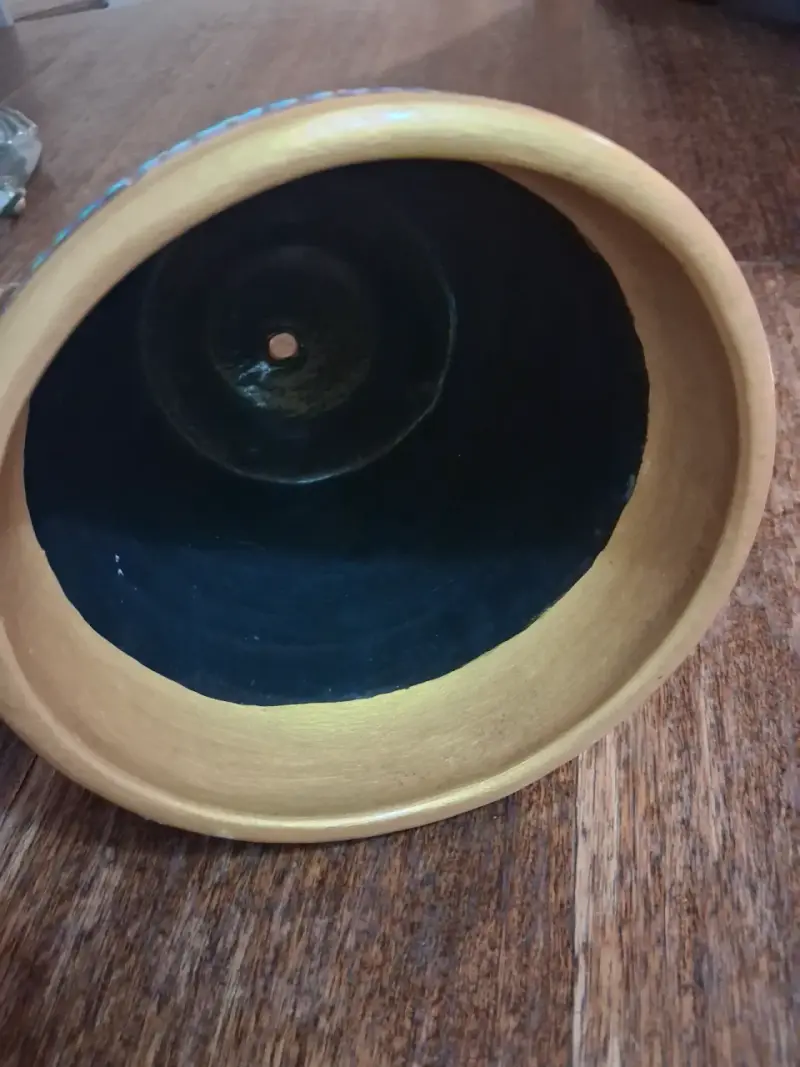 Macetero de cerámica pintado a mano - 2