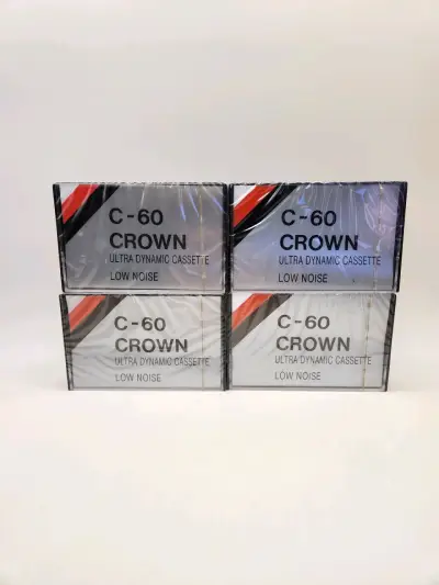 Cassettes de Audio C-60 Crown Ultra Dynamic - miniatura 1