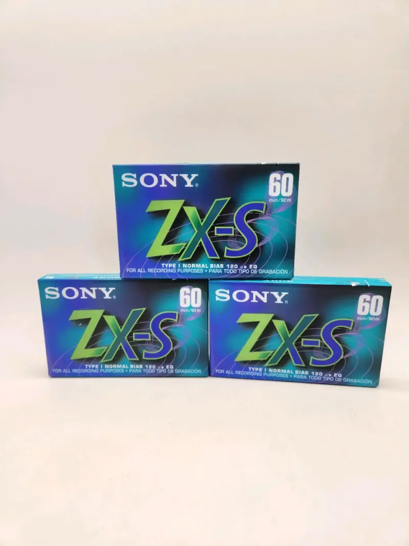 Cassettes Sony ZX-S 60 Minutos