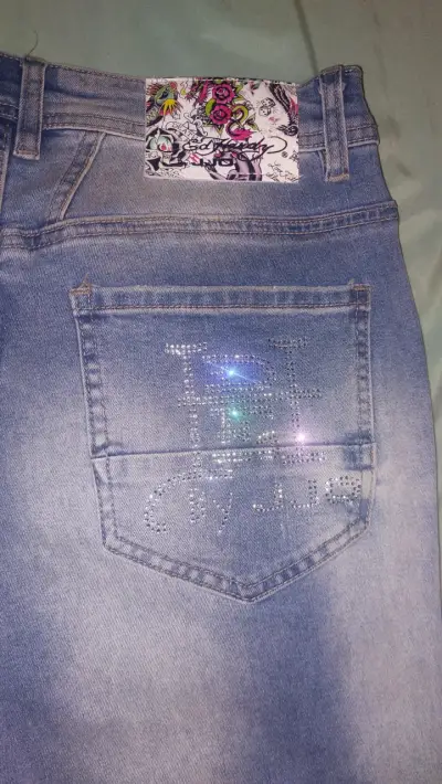 Jeans FLARED JJO x EdHardy, Size 40. - miniatura 1
