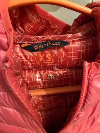 Chaqueta acolchada roja para mujer Doite  XS - miniatura 2