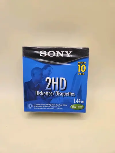 Paquete de 10 disquetes 2HD Sony 1.44MB - miniatura 1