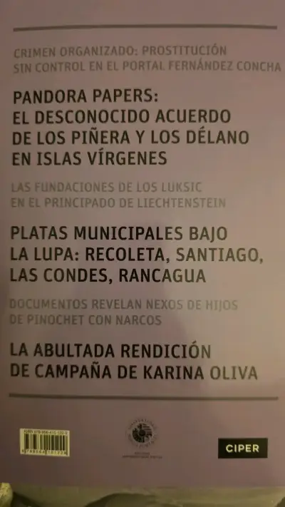 Libro Lo Mejor de CIPER 5 - Periodismo en Chile - miniatura 2