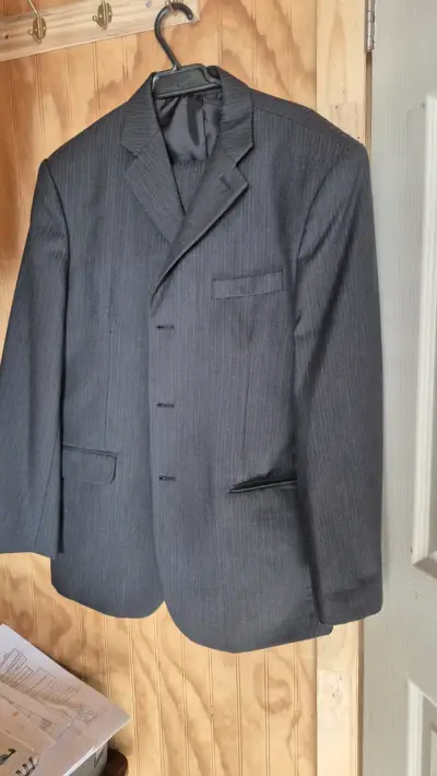 Terno completo gris para hombre talla 52 - miniatura 1