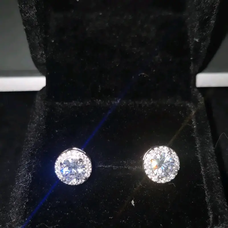 Aros de Plata con Circonitas Brillantes