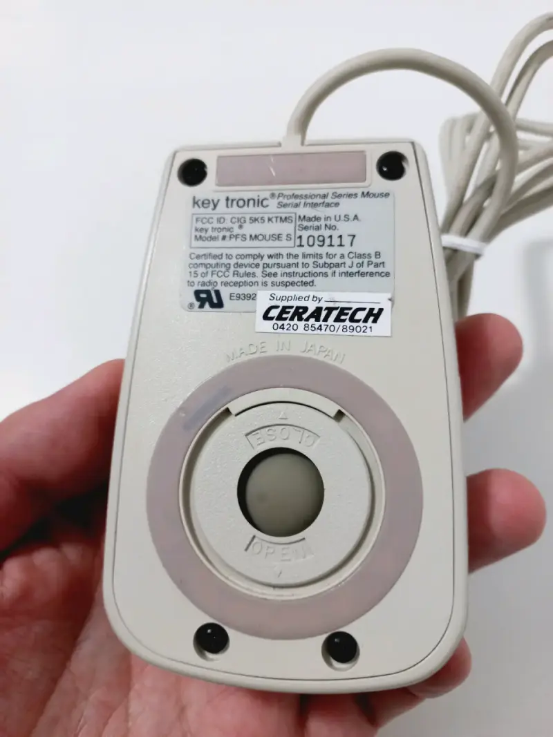 Mouse vintage Key Tronic conector serial - 2