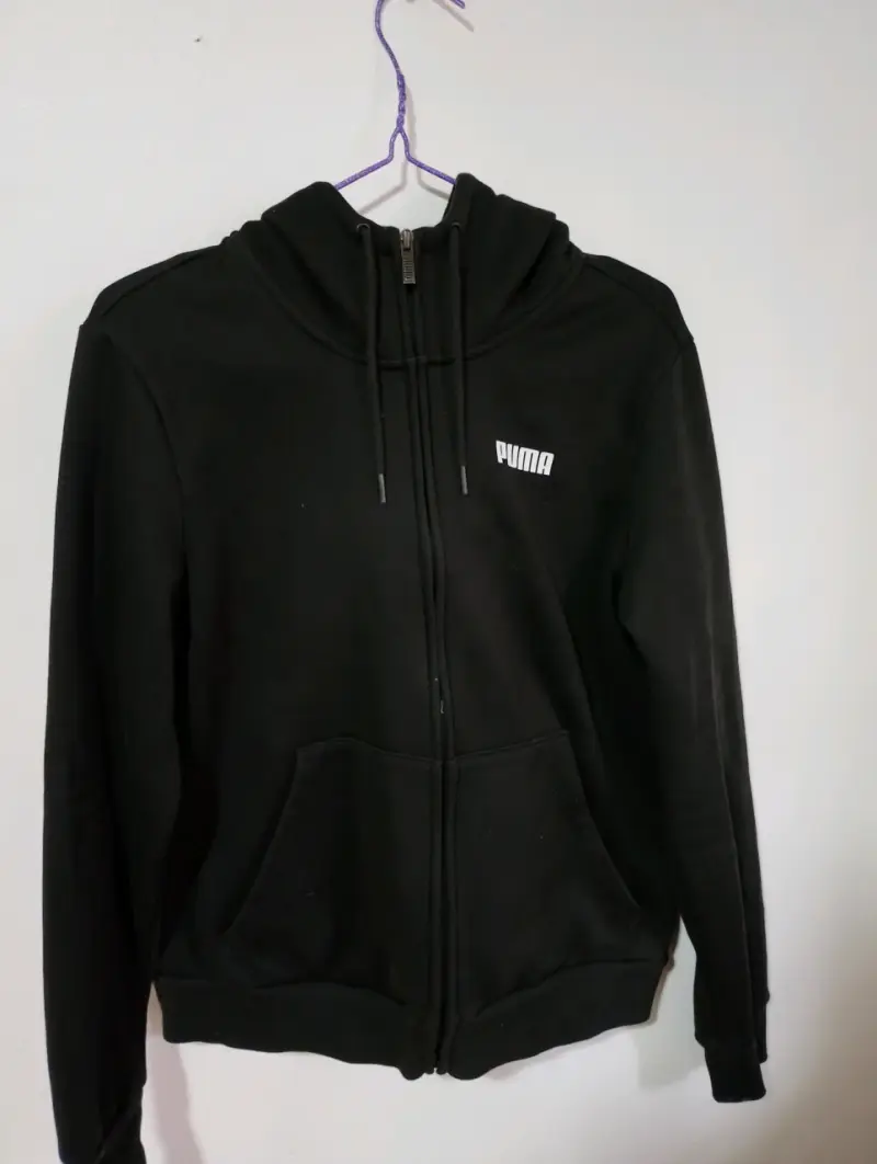 Polerón negro con capucha Puma para hombre - 1