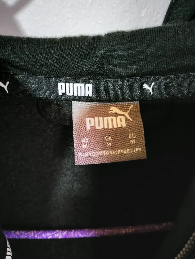 Polerón negro con capucha Puma para hombre - 2