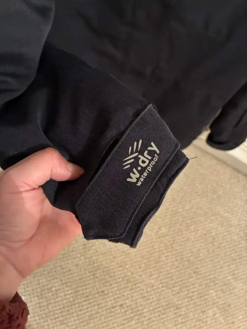 Parka azul con capucha de piel sintética Weinbrenn - 4