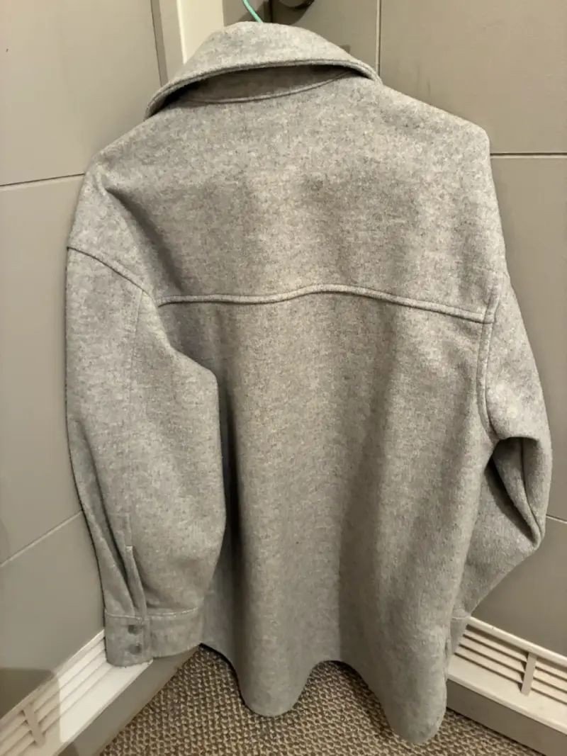 Chaqueta de lana gris H&M para mujer - 3