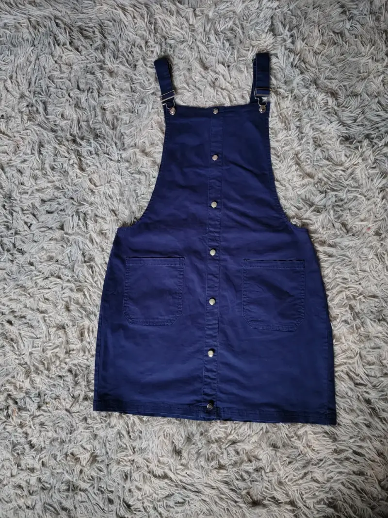 Jumper azul con tirantes ajustables - 1