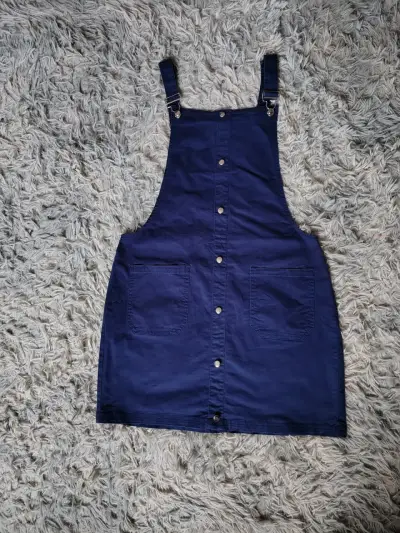 Jumper  azul con tirantes ajustables - miniatura 1
