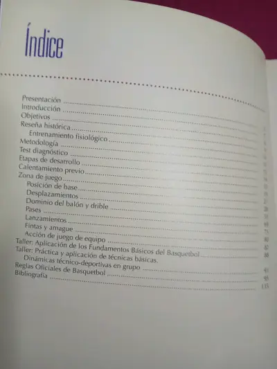 Libro Introducción al Básquetbol Enzo Valdés Opazo - miniatura 2