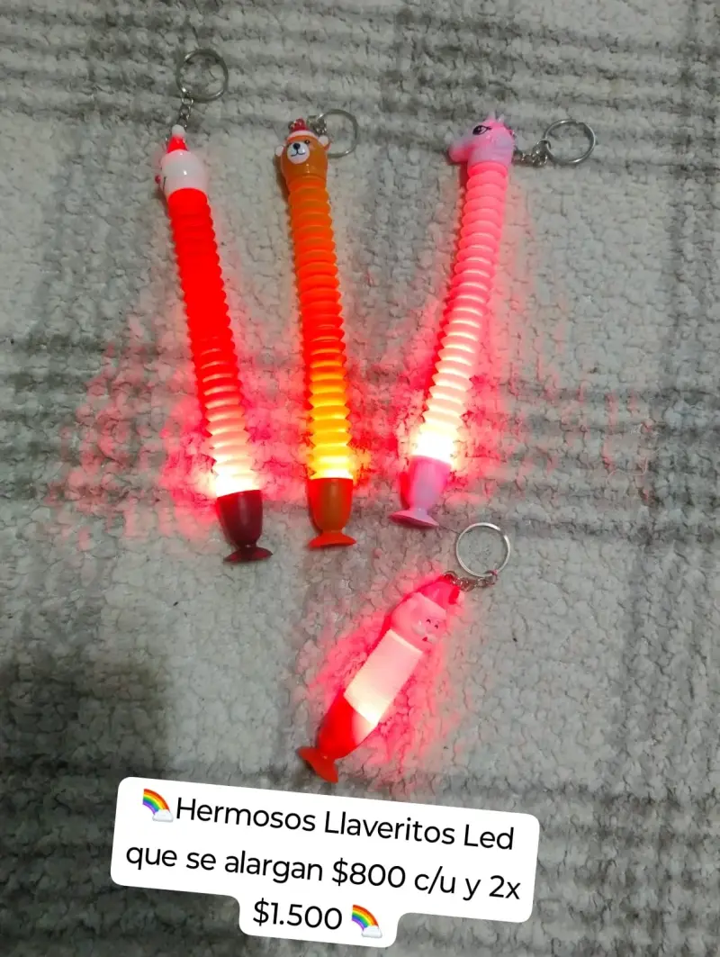 Llavero LED extensible con luz