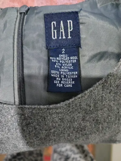 Vestido  GAP gris - miniatura 3