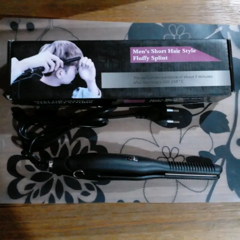 Plancha de Pelo para Hombre Estilo Corto