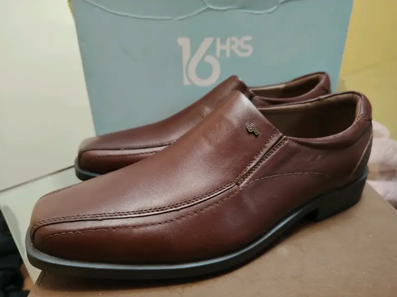 Zapatos de cuero marrón 16 HRS para hombre - 2