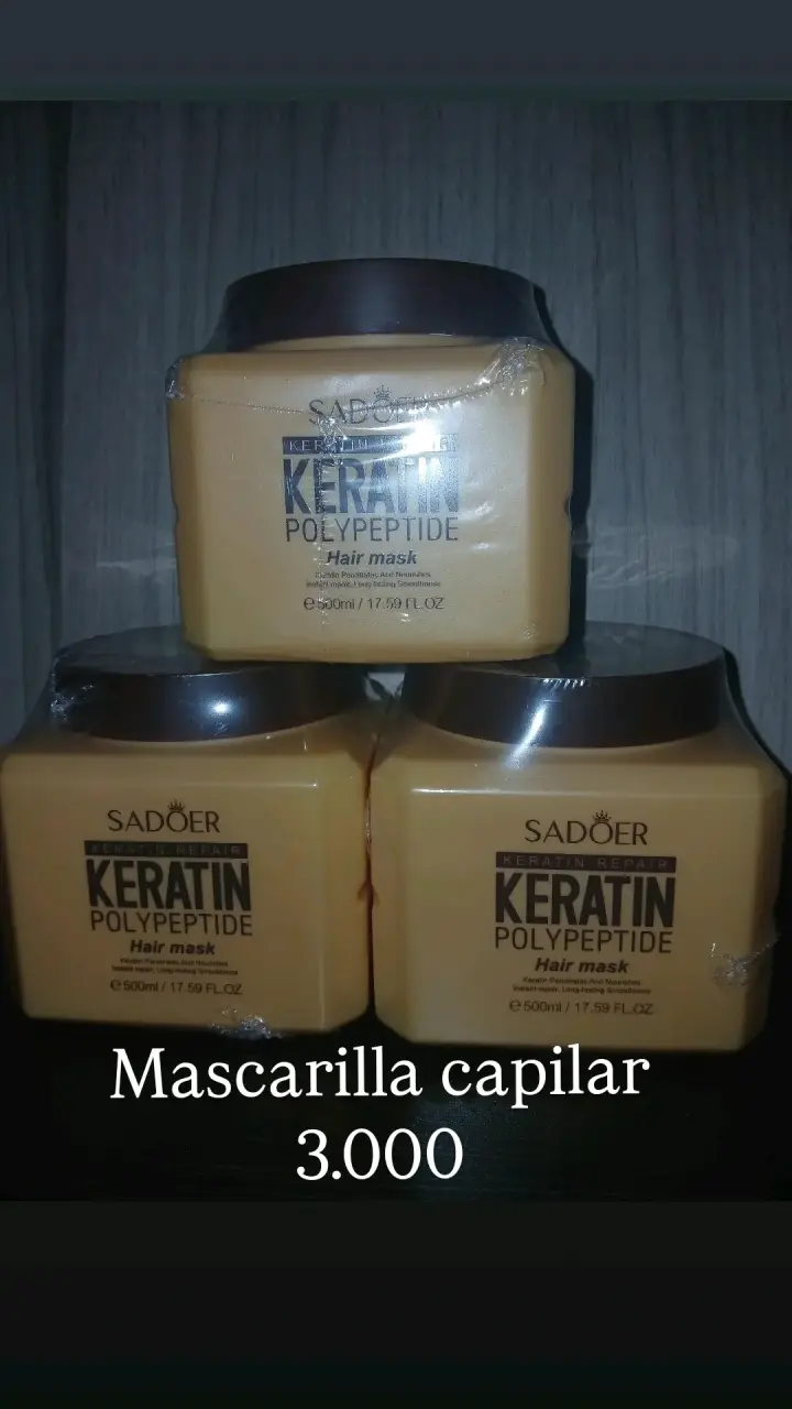 Champu,keratina, crema corporal y cosmetiquero. - 3