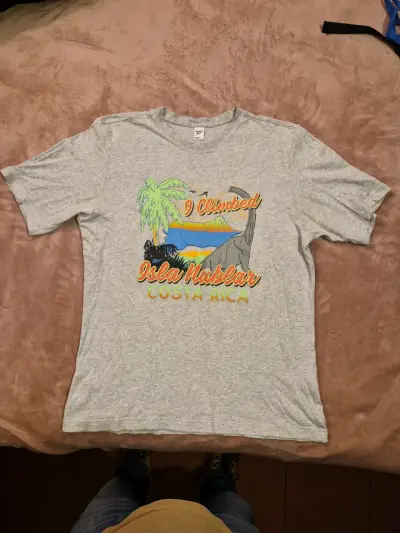 Polera gris Jurassic Park Isla Nublar - miniatura 1