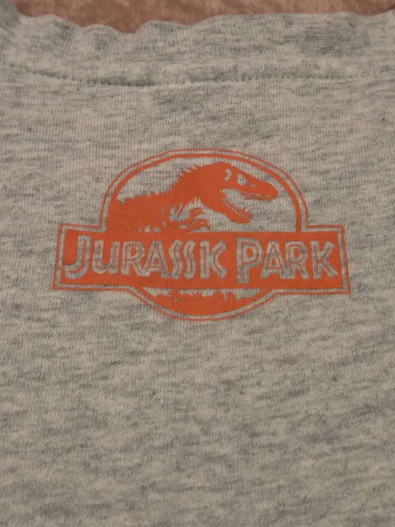 Polera gris Jurassic Park Isla Nublar - 2