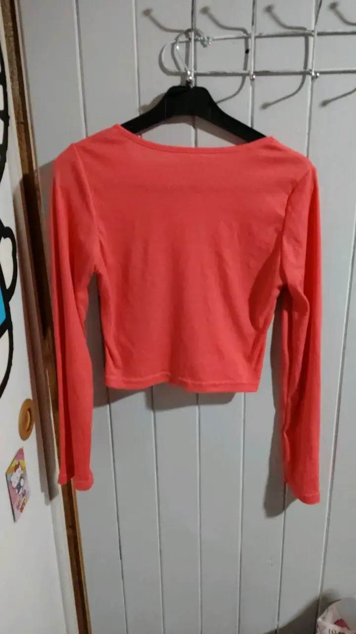 Polera manga larga coral para mujer - 2