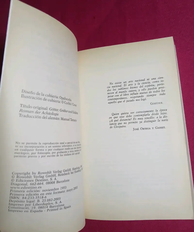 Libro 'Dioses, tumbas y sabios' de C.W. Ceram - 5