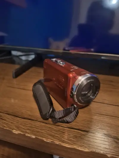 Videocámara Sony Handycam DCR-SR68 roja - miniatura 2