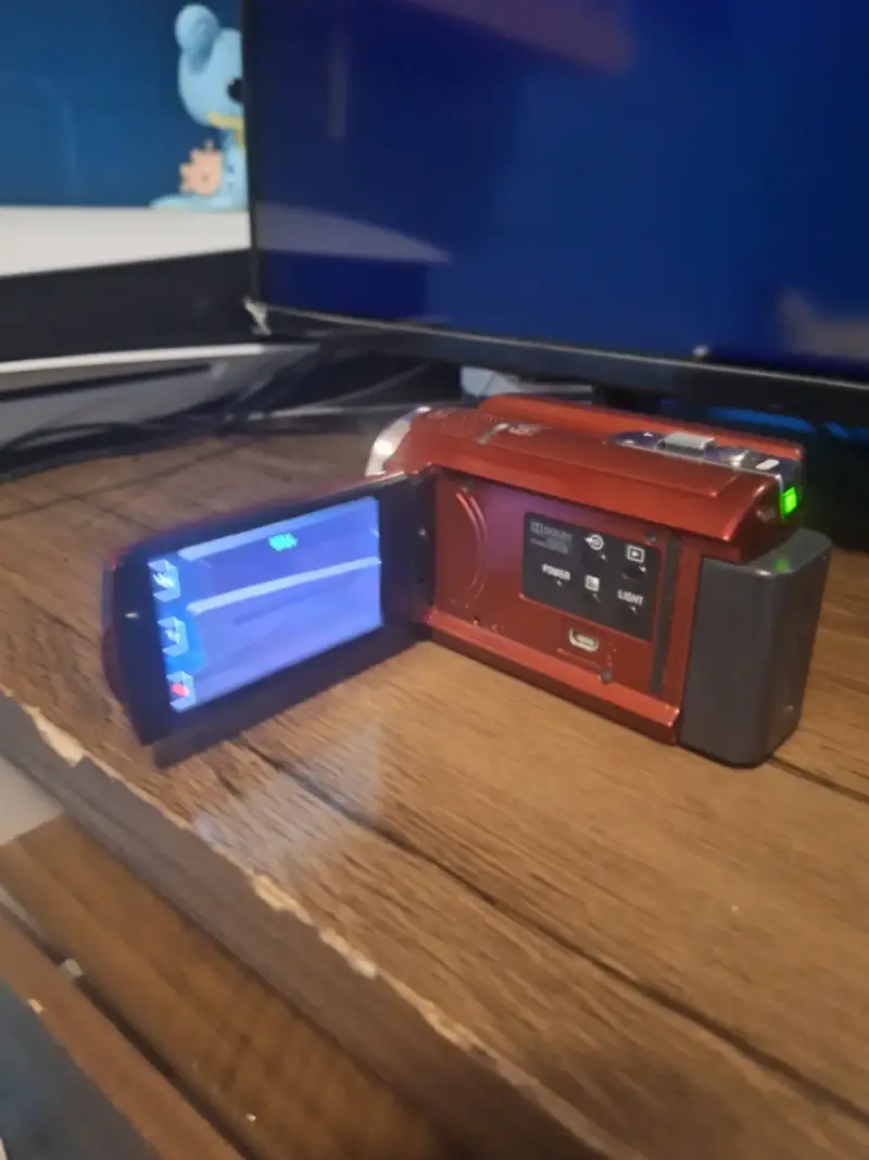 Videocámara Sony Handycam DCR-SR68 roja - 3